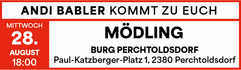 Bild: Andreas Babler kommt nach Mödling