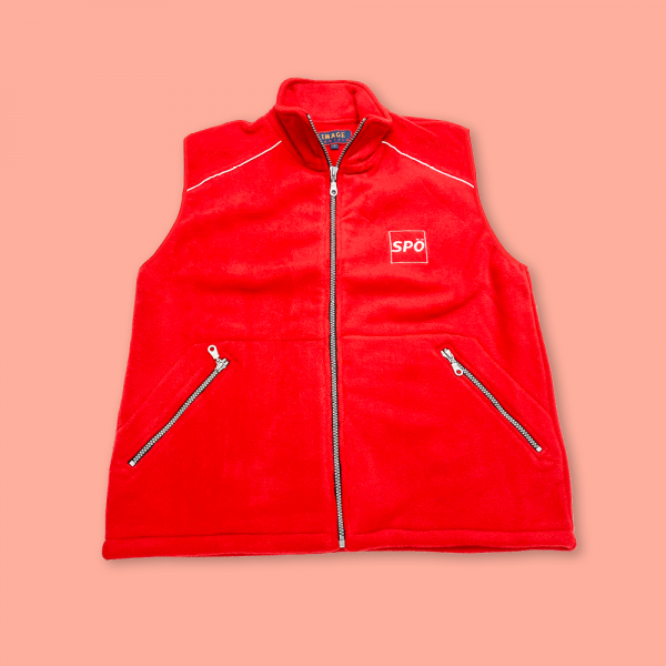 Ärmellose Fleecejacke