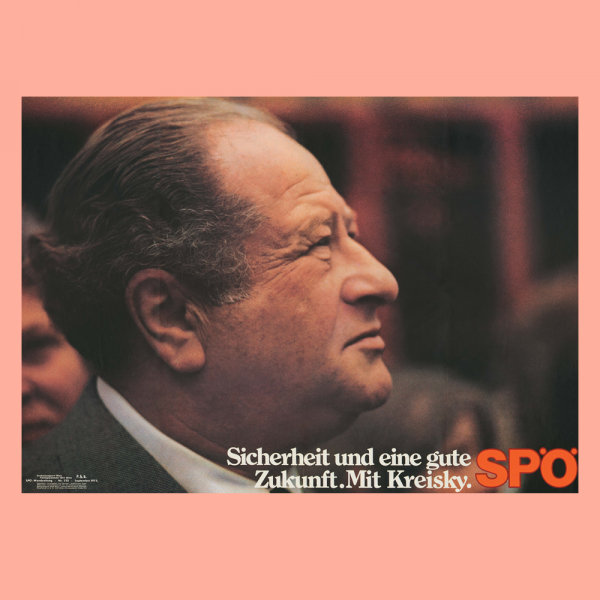 Vintage-Plakat "Sicherheit und eine gute Zukunft."