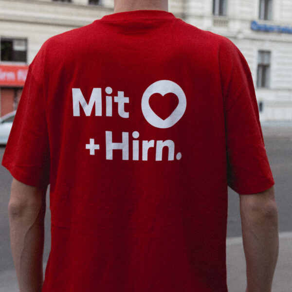 Mit Herz+Hirn T-Shirt gerader Schnitt – Bild 4