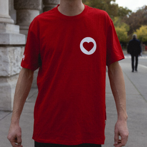 Mit Herz+Hirn T-Shirt gerader Schnitt