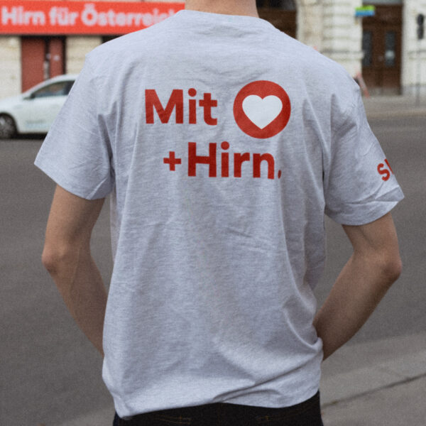 Mit Herz+Hirn T-Shirt gerader Schnitt – Bild 3