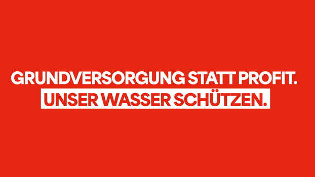 TEXT-SUJET mit rotem Hintergrund und zwei Zeilen Text; Text erste Zeile in weißer Schrift: 