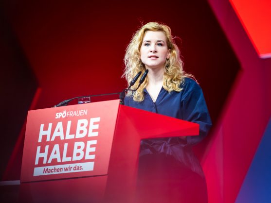 Bild: SPÖ-Bundesfrauenvorsitzende Eva-Maria Holzleitner