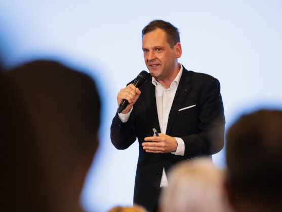 Philip Kucher auf der Bühne