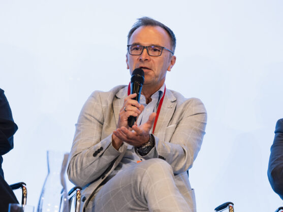 Bürgermeister Bernhard Auinger (Salzburg) bei der Podiumsdiskussion